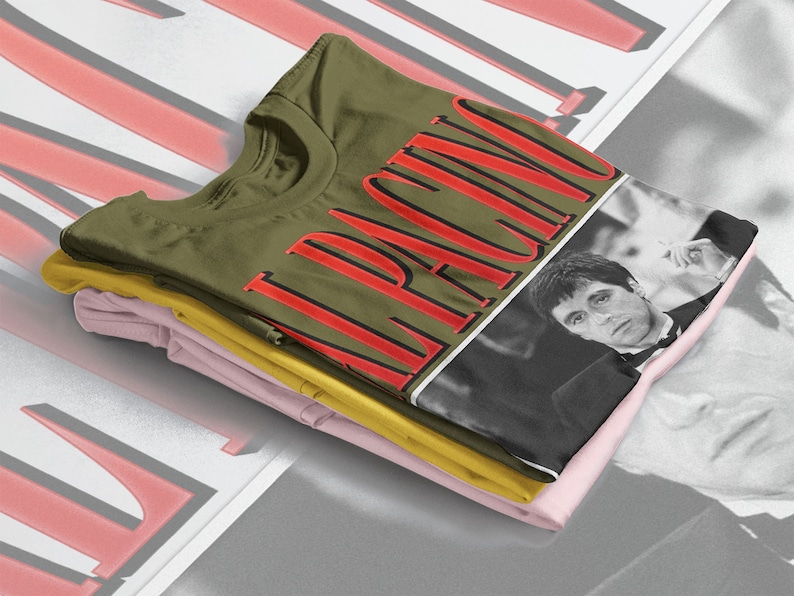Al Pacino The Godfather Vintage Shirt, Michael Corleone Homage T-Shirt, Al Pacino Retro Tee - Image 4
