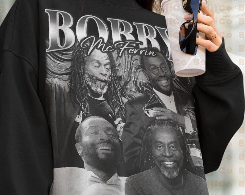 American Folk and Jazz Artist Bobby McFerriin Sweatshirt - Classic Gift for Fans - Image 2