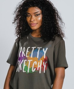 Artistic Gift, Sketching Lover Shirt, Pretty Sketchy Artist Unisex Tee