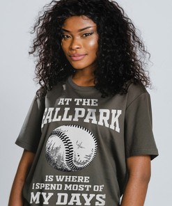 At the Ballpark Softball and Baseball Shirt - Perfect Gift for Sports Fans