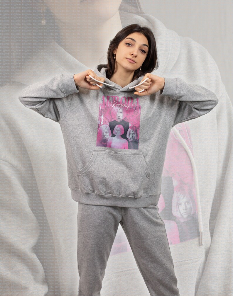 Aurora Runaway Merch Shirt, Vintage Short-Sleeve Tee, Runaway Fan Sweatshirt - Image 4