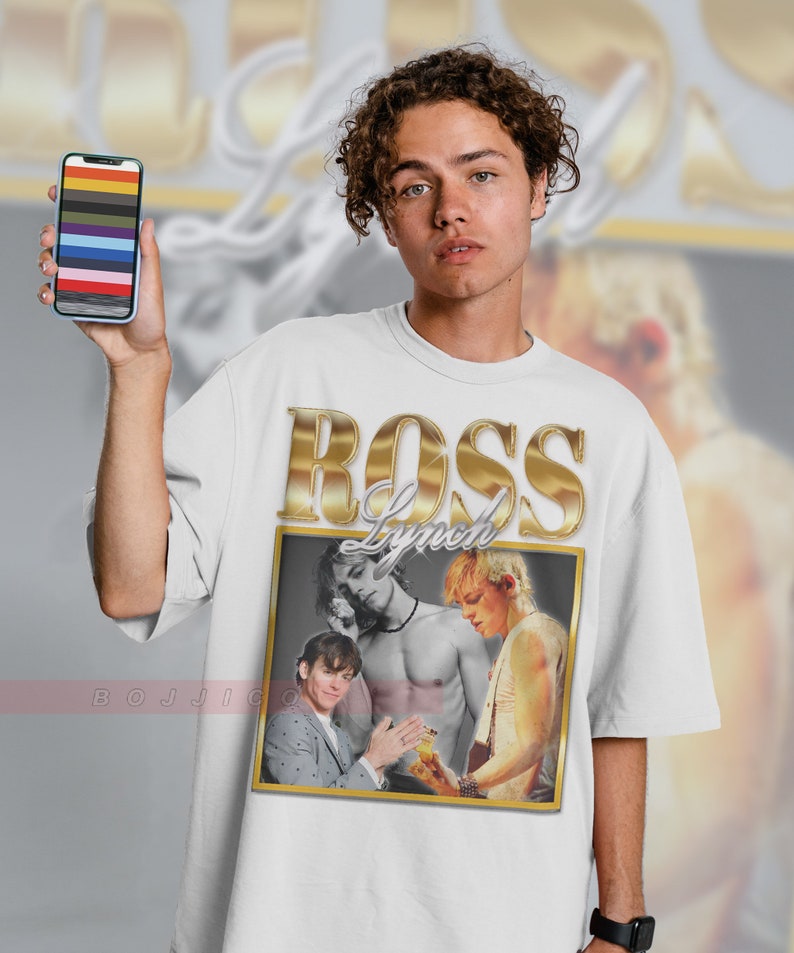Austin Lynch R5 Tees - Cool Ross Shor Lynch Vintage Sweatshirt Gift for Fans - Image 3