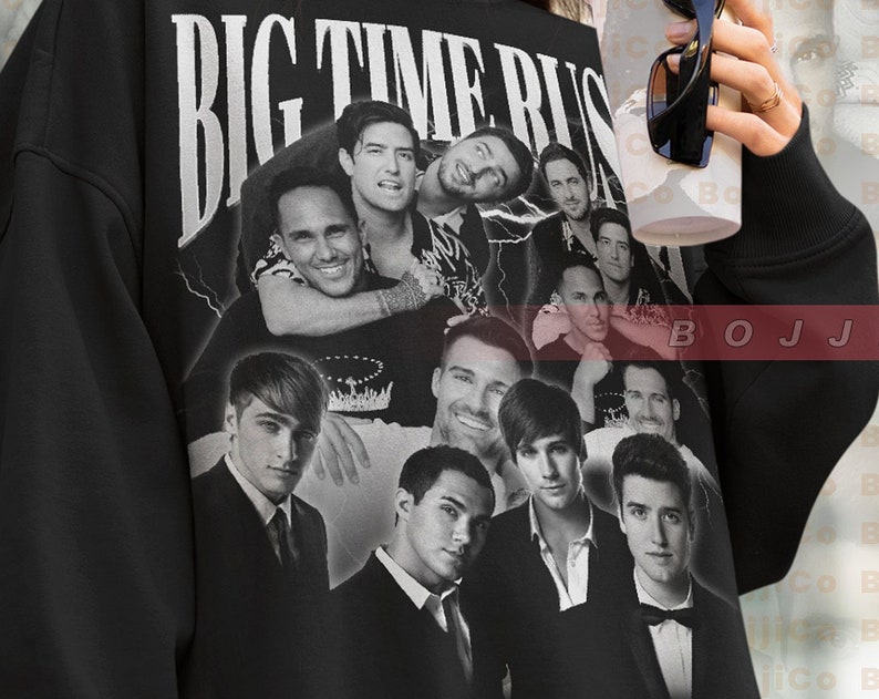 BIG TIME RUSH Merchandise, Vintage Forever Tour Sweater, Rush Tour 2022 for Fans - Image 2