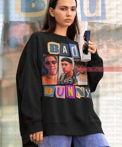 Bad Bunny Martinez Ocasio Tee, Tribute Rap Sweater, Latin Hip-hop Homage Shirt