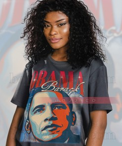 Barack Obama Supporter Tshirt - Retro American President Tee