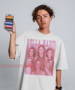 Bella Hadid Rap Tribute Shirt - Retro 90s Tee
