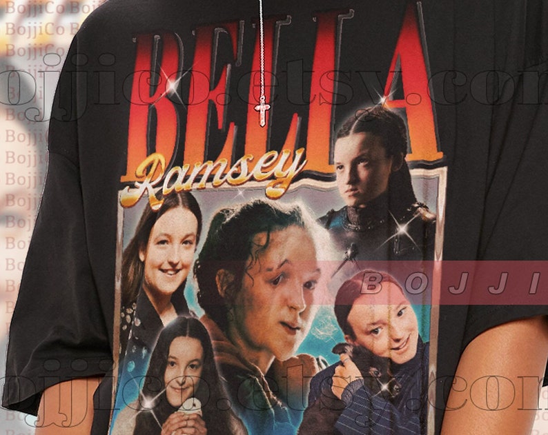 Bella Ramsey Merch Vintage T-Shirt - Perfect Gift for Fans - Image 2