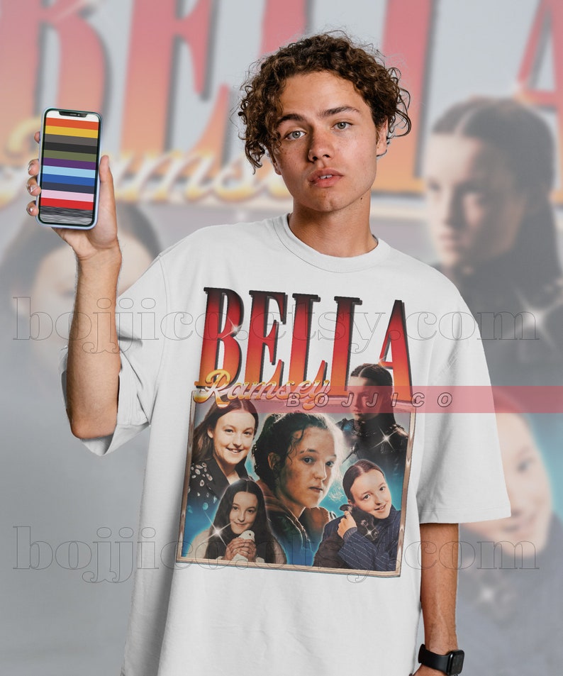 Bella Ramsey Merch Vintage T-Shirt - Perfect Gift for Fans - Image 3