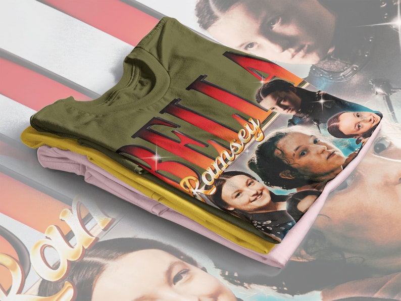 Bella Ramsey Merch Vintage T-Shirt - Perfect Gift for Fans - Image 4