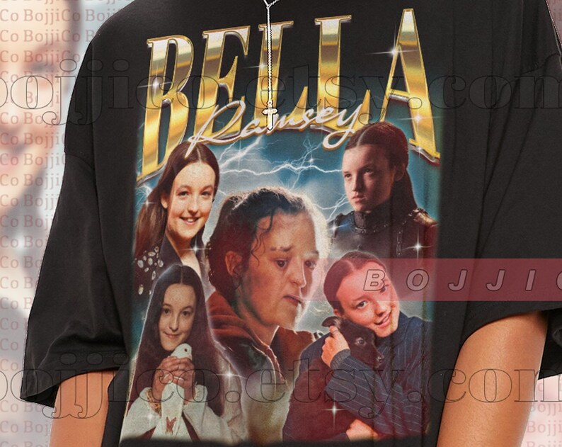 Bella Ramsey Retro 90s Sweater - Perfect Gift for Fans - Image 2
