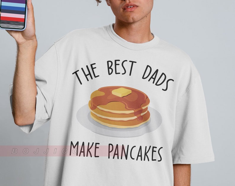 Best Dads Make Pancakes Hoodie, Father's Day Breakfast Sweatshirt, Brunch Tank Top - Image 2