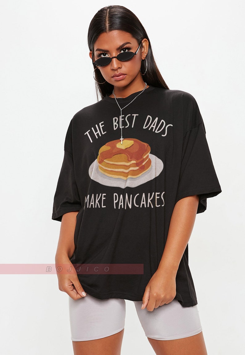 Best Dads Make Pancakes Hoodie, Father's Day Breakfast Sweatshirt, Brunch Tank Top - Image 3