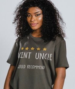 Best Uncle Ever Shirt for the Best Uncle In The World - Decent 5 Star Uncle Unisex Tee