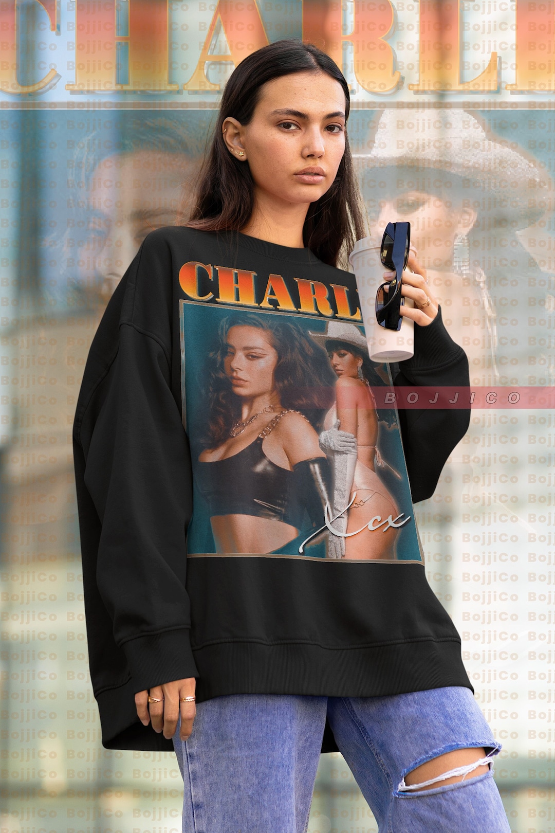 Boom Clap Fan Charli XCX Sweater - Vintage Homage Sweatshirt for Music Lovers