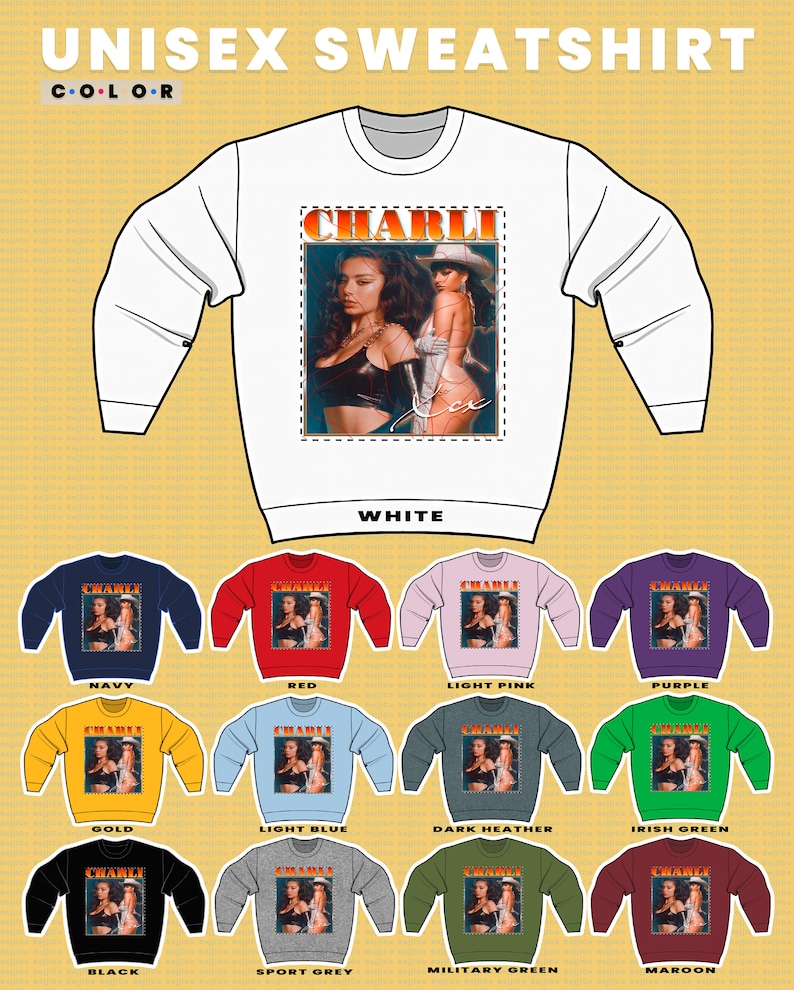 Boom Clap Fan Charli XCX Sweater - Vintage Homage Sweatshirt for Music Lovers - Image 3