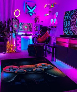 Boys Room Decor Gets Better with Personalized Gamer Rugs for Bedroom and Game Room Setup