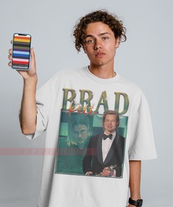Brad Pitt Homage Unisex T-shirt, Once Upon A Time Retro 90s Tees, Aesthetic Shirt, Vintage Tee for Brad Pitt Fans