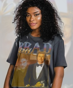 Brad Pitt Unisex T-shirt, Once Upon A Time Retro 90s Tees, Aesthetic Shirt, Vintage Tee for Fans, Quote: Z Shirt