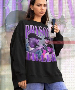 Casual Bryson Tiller Inspired Sweatshirt - Hip Hop Fan Sweater for Retro Lovers