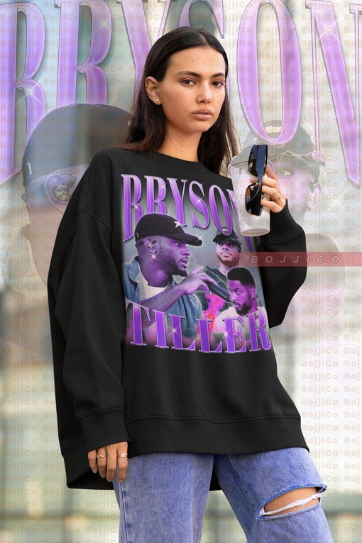 Casual Bryson Tiller Inspired Sweatshirt - Hip Hop Fan Sweater for Retro Lovers