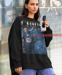 Casual Chris Evans Inspired Sweatshirt - Roger Stev3 Vintage 90s Tee Shirt for Fans