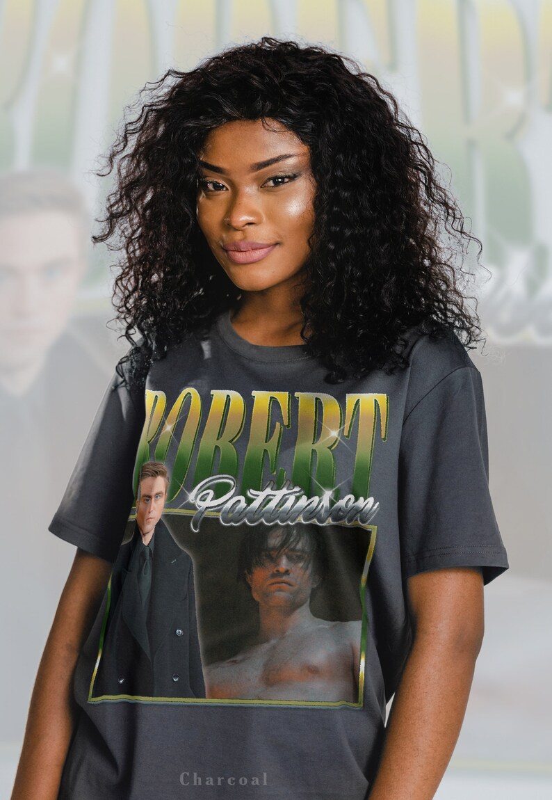Charliee Vintage Gift Tee - Retro Unisex Robert Pattinson Shirt for Twilight Fans - Image 4