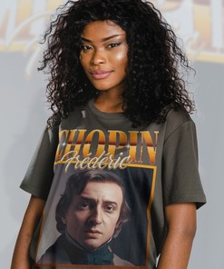 Chopin Homage T-Shirt - Perfect for Fans of This Classical Music Legend