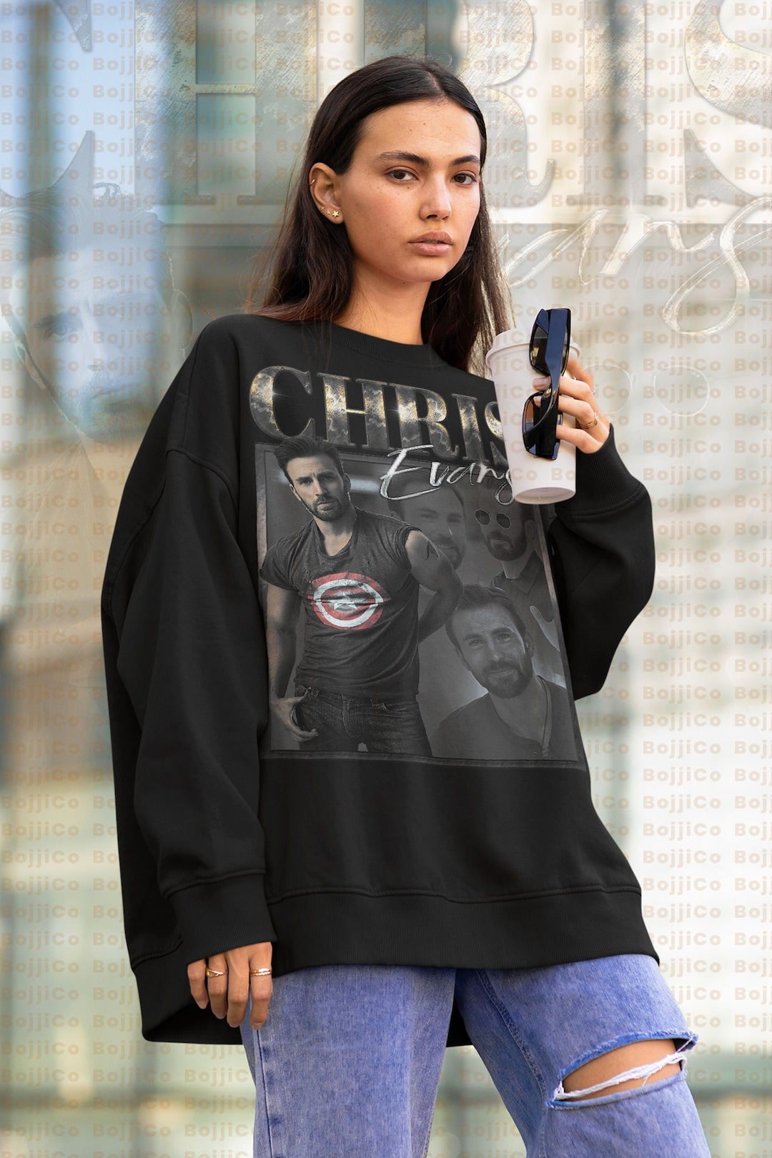 Chris Evans Rap Tee Shirt - Roger Stev3 90s Tribute Sweater for Old School Fans