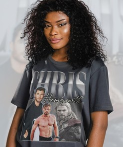 Chris Hemsworth Vintage Shirt, Hemsworth Fan Tee, Retro Tee, Gift for Fans