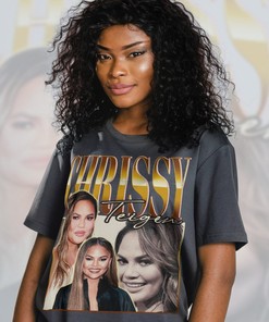 Chrissy Teigen Vintage Shirt, Homage Tshirt for Fans, Retro 90s Sweater, John Legend Fan Tees