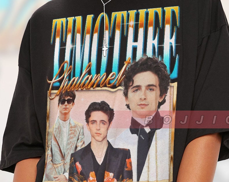 Classic Timothee Chalamet 90s Shirt - Kingg Homage Tee - Movie Fans Gift - Image 2