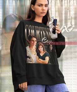 Courteney Cox Retro Sweatshirt - 90s Vintage Sweater for Friends TV Show Fans