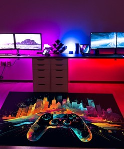 Custom Game Room Area Rug for Boys - Shufflezone Game Carpet M66