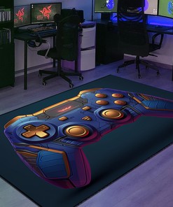Custom Game Room Area Rug for Boys - Shufflezone Game Carpet T07