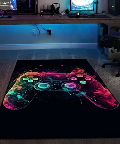 Custom Game Room Carpet for Teen Boys with Personalized Area Rug