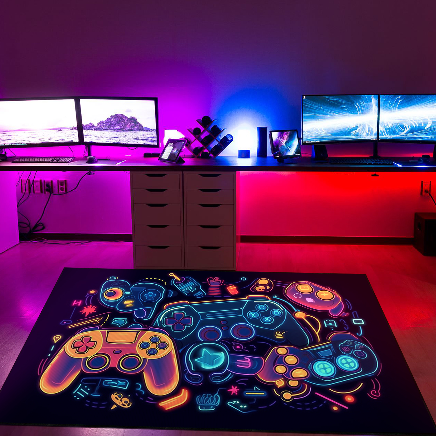 Customized Game Room Carpet for Boys - Shufflezone Game Area Rug - Image 4