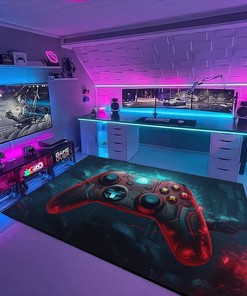 Customized Game Room Carpet for Kids - Shufflezone Game Area Rug M61