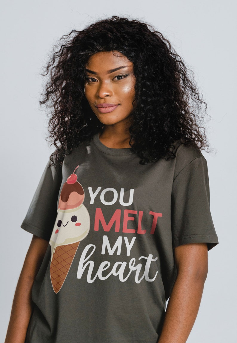 Cute Unisex Tee for Valentine's Day - Matching Gift for Lovers Shirt - Image 4