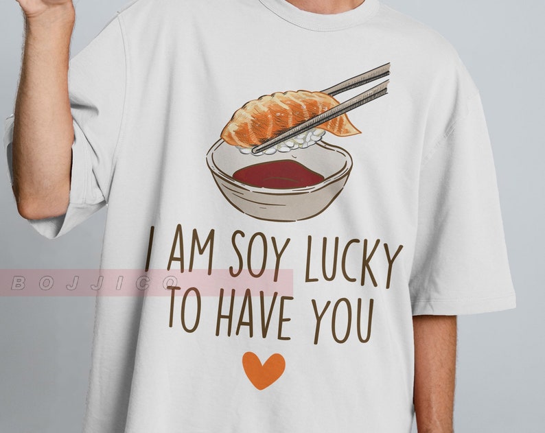 Cute Valentine's Day Soy Tee for Her or Him, Romantic & Anniversary Gift for Fans - Image 2