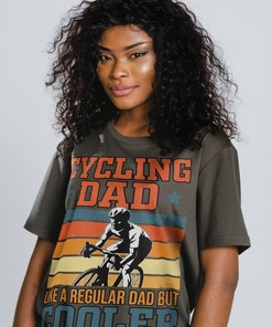 Cycling Dad Unisex T-shirt - Cyclist Father's Day Gift Tee