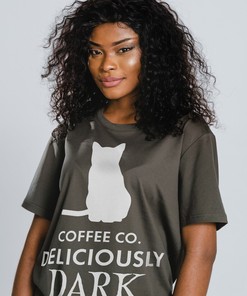 Dark Cats Coffee Co. Unisex Tee - Black Cat Lovers Shirt