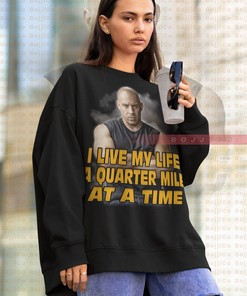Dominic Toretto 90's Vintage Sweatshirt, The Furious Fan Gift Sweater