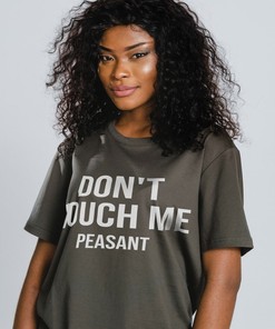 Don't Touch Me, Peasant Tee - Anti-Social Shirt for Sassy People