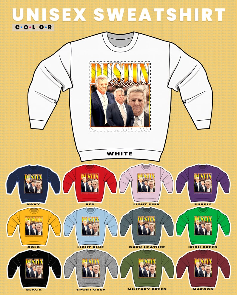 Dustin Hoffman Rain Man Sweatshirt, Retro 90s Sweater for Film Lovers - Image 3