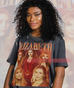 Elizabeth Olsen Scarlet Witch Tee - Retro Sweater and Homage Vintage Shirt for Fans