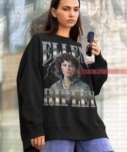 Ellen Ripley Alien Sweatshirt - Sigourney Weaver Homage Sweater for Fans of the Sci-Fi Survivor