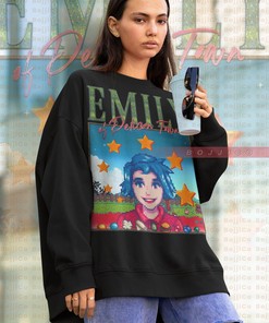 Emily Stardew Valley Sweater - Harvst Moon RPG Character Fan Merch