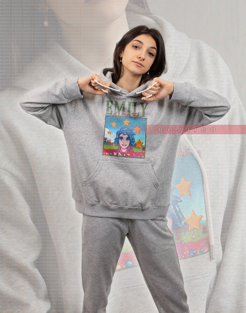 Emily Stardew Valley Sweater - Harvst Moon RPG Character Fan Merch - Image 4