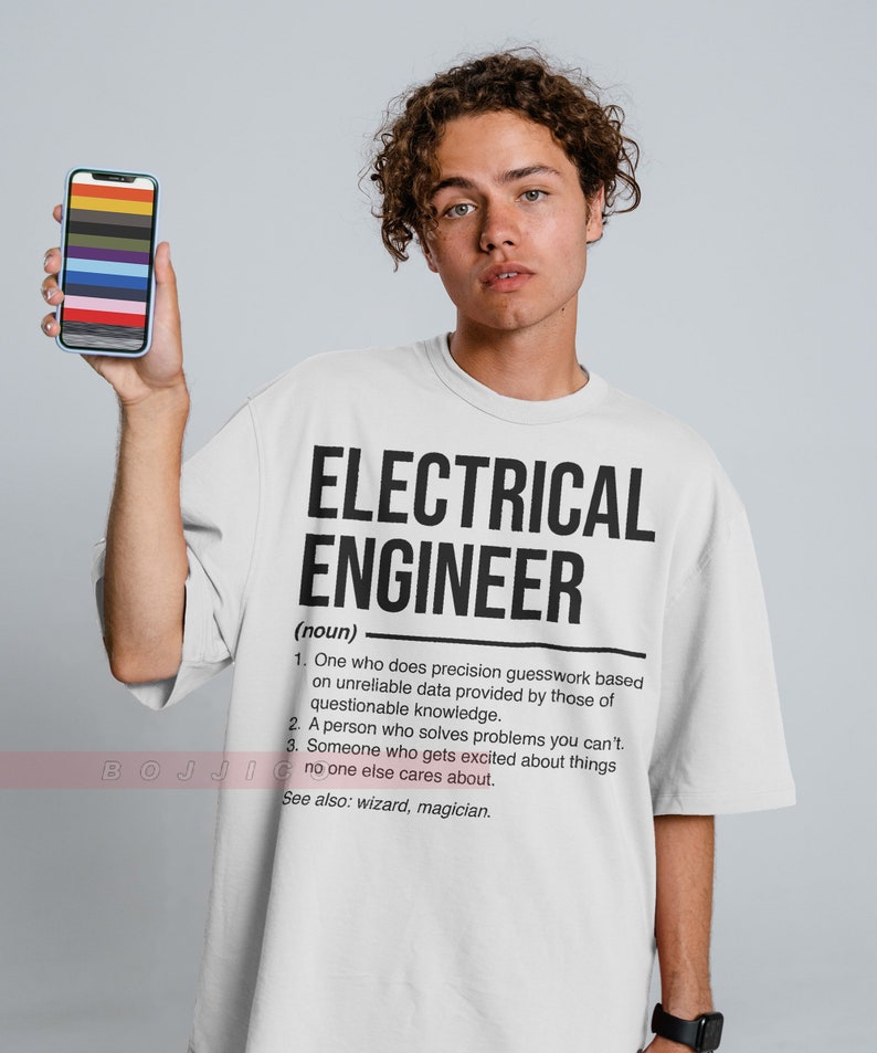 Engineer Funny Gifts For Electrical Student Unisex Tee, Gift for Fans - Image 3