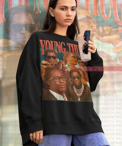 Essential Rapper Tee Shirt Graphic Sweatshirt - Young Thug Homage Sweater